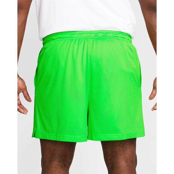 Nike Mens Size M Dri FIT 5" Mesh Basketball Shorts Pockets Neon Green HV1880 398 - Picture 9 of 15